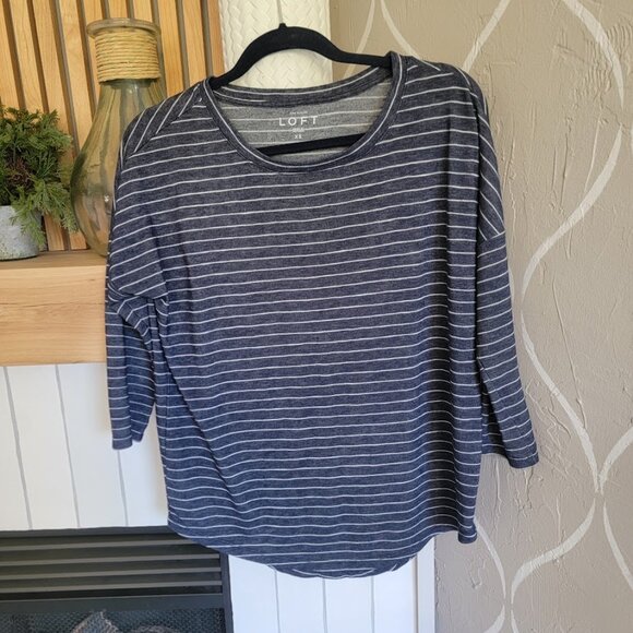 LOFT Striped Top - Picture 1 of 5